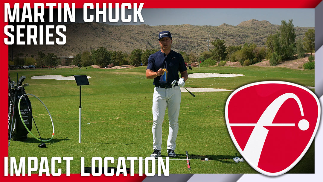 Martin Chuck tests out FlightScope’s Face Impact Location